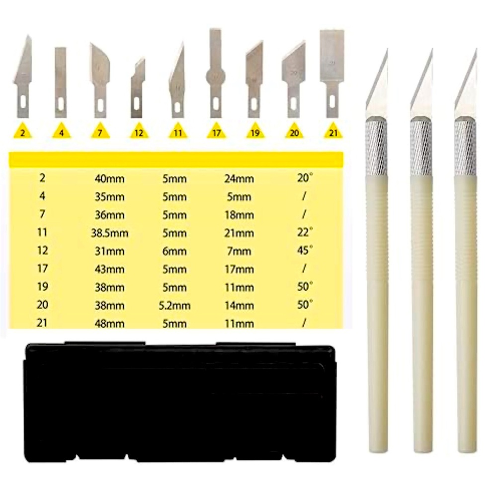 13 Pierce Carving Knife Craft Set - Picture 4 of 6